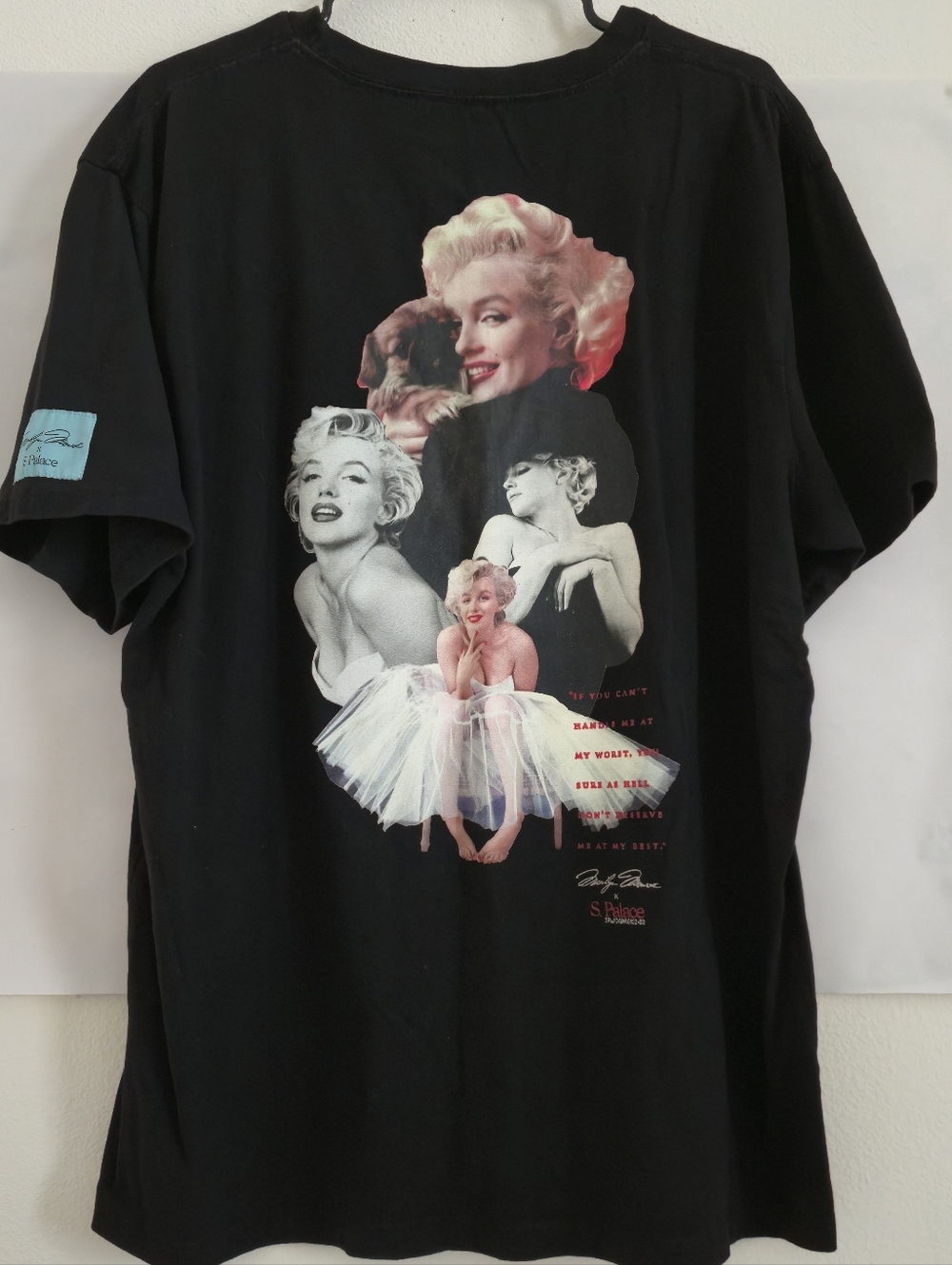 PALACE Black Marilyn Monroe Graphic Tee